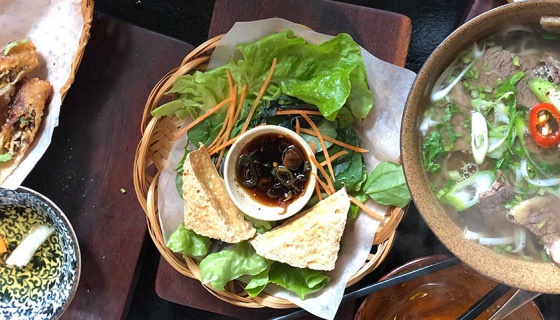A selection of Vietnamese dishes at Indochine Kitchen