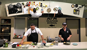 The chef-tutors at Auckland Seafood School